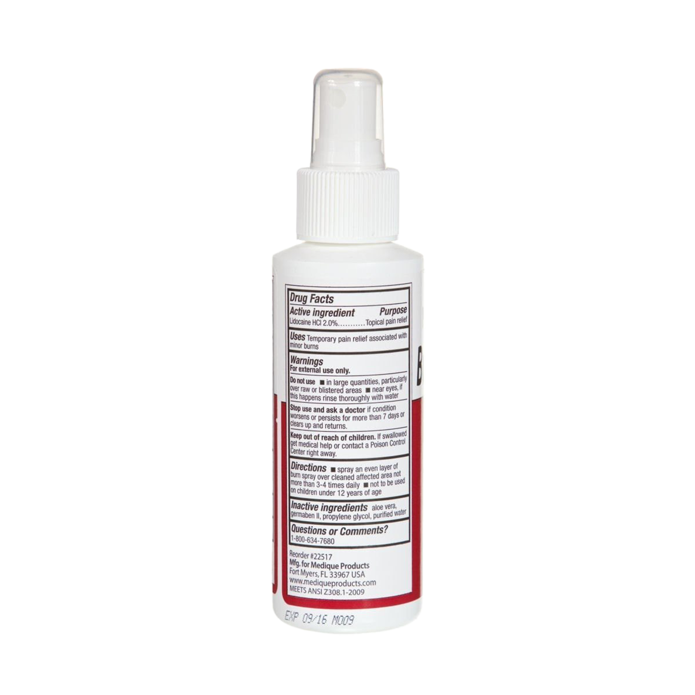 Burn Pump Spray