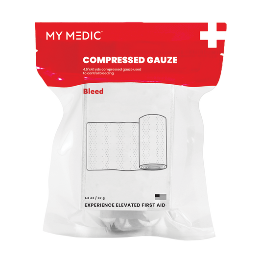Komprimiertes Gauze