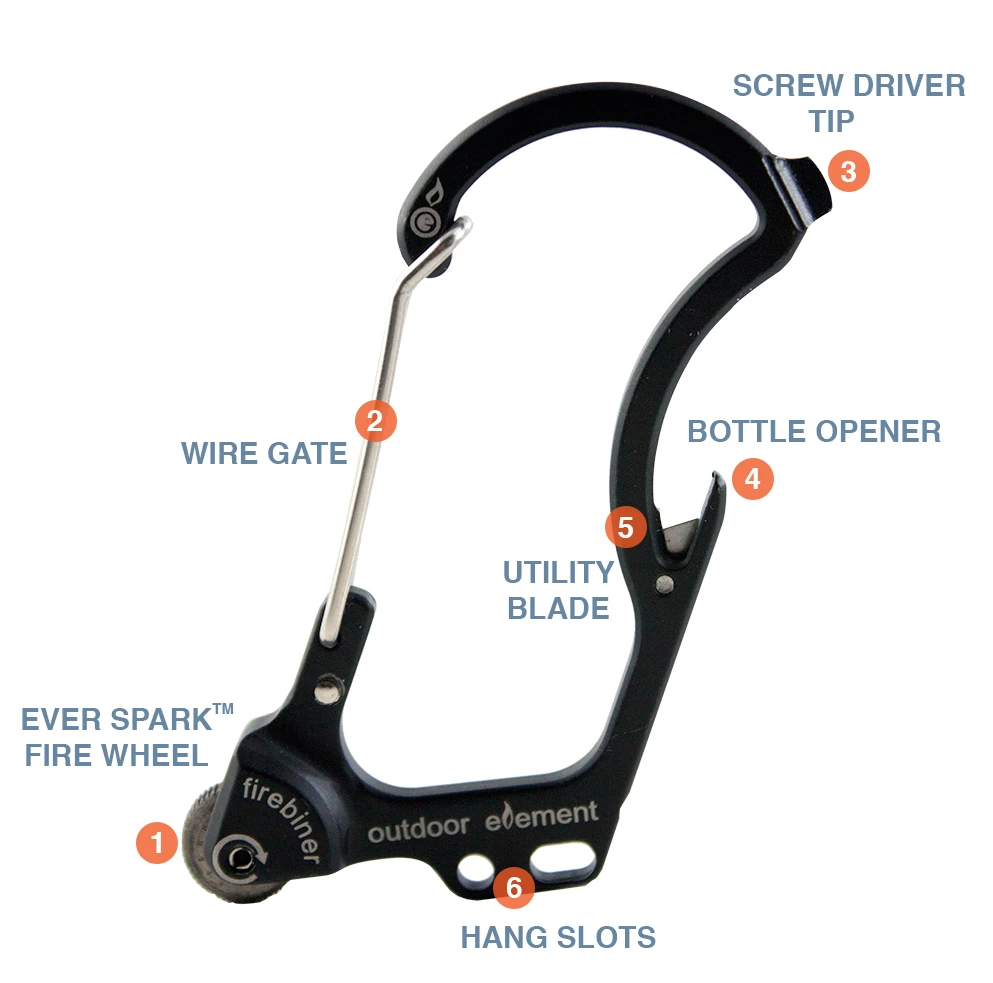 Feuerbinder | Survival EDC Carabiner
