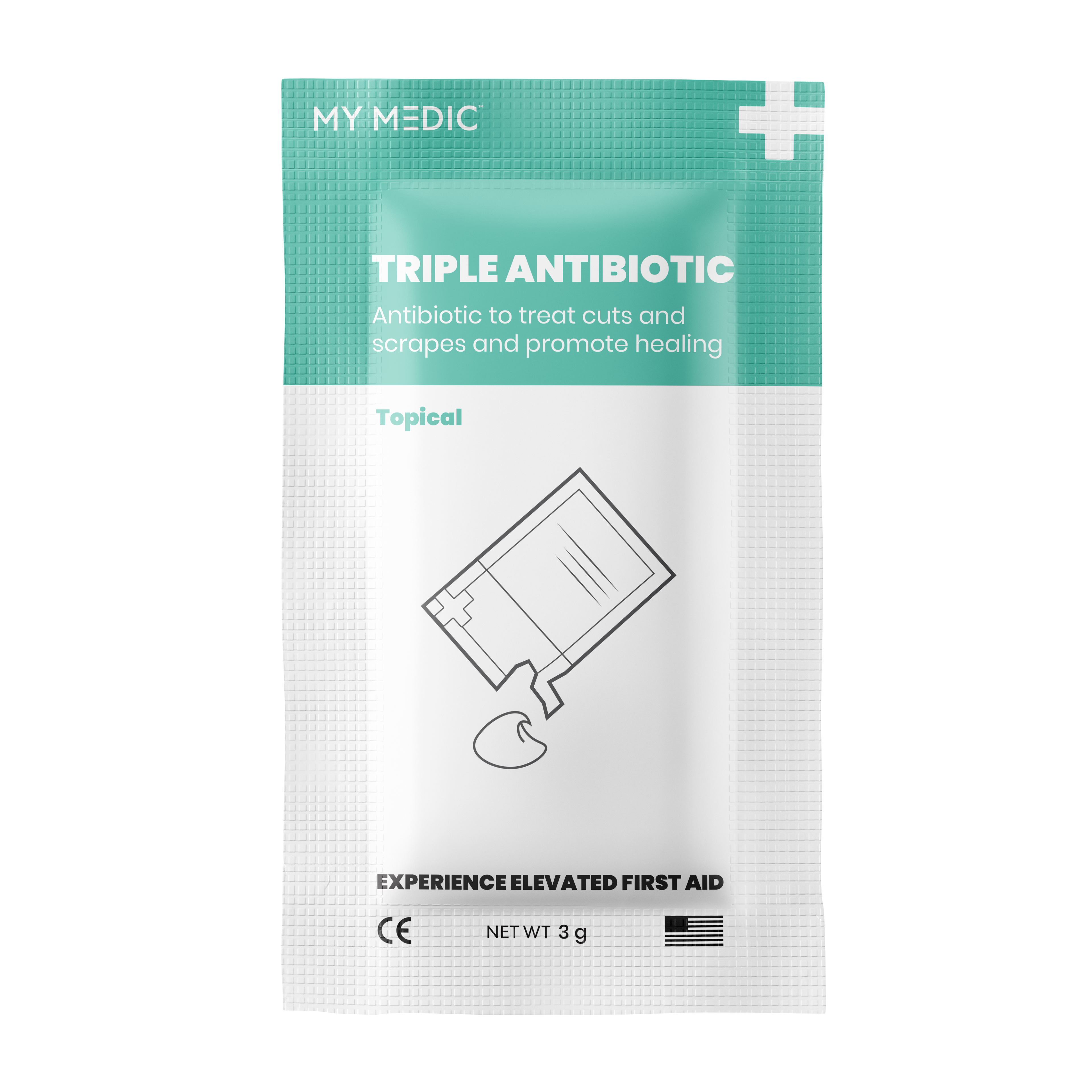 Dreifache antibiotische Salbe 10 Packung