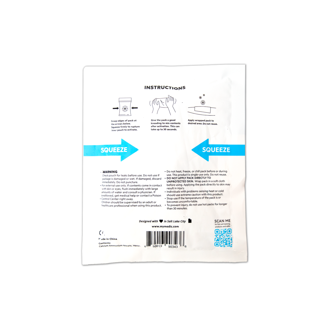 Sofortige Cold Packung